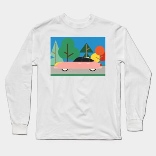 Old School Future Car Long Sleeve T-Shirt